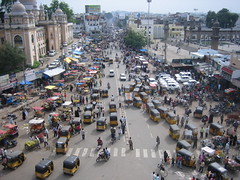 Traffic around Charminar