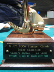WPBT Tournament Trophy