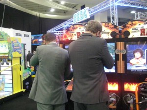 International Gaming Expo Suits With Guns